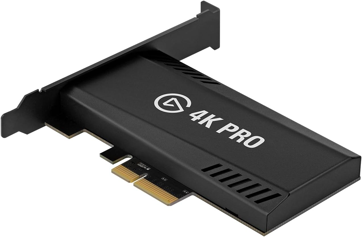 Elgato 4K Pro Internal Capture Card, 8K60 Passthrough | 4K60 HDR10 capture, HDMI 2.1, Up to 1080p240 recording, VRR support, Ultra-low latency, Dual PC setup compatible