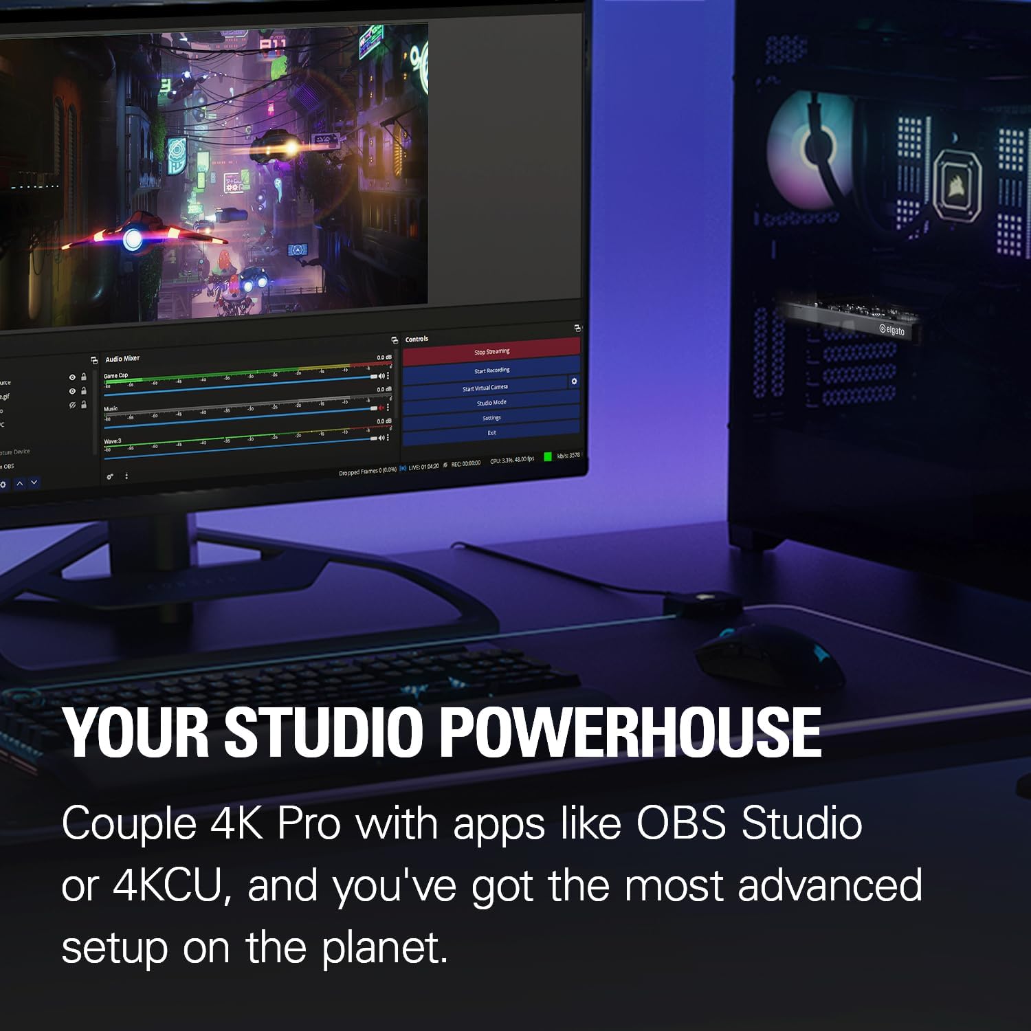 Elgato 4K Pro Internal Capture Card, 8K60 Passthrough | 4K60 HDR10 capture, HDMI 2.1, Up to 1080p240 recording, VRR support, Ultra-low latency, Dual PC setup compatible - Image 8